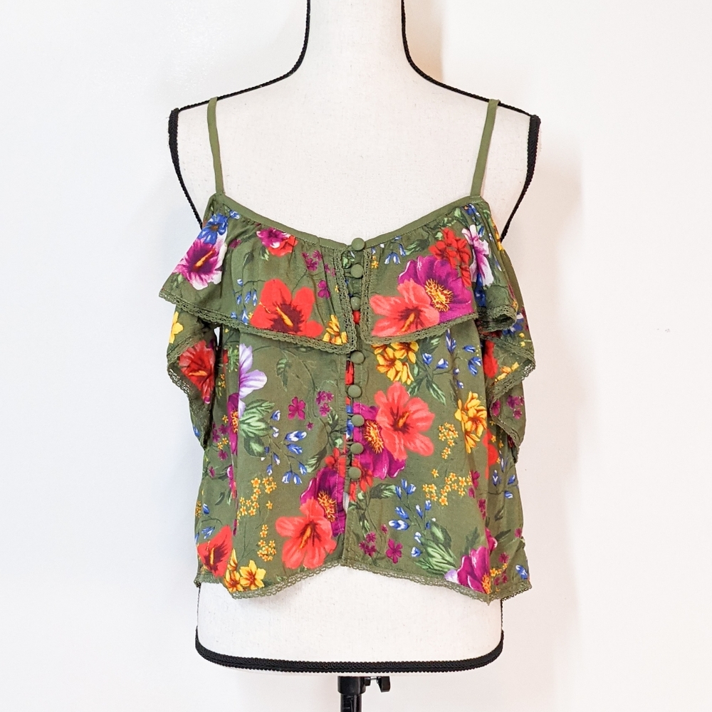 🦋LAST🦋 NWT Tulle & Batiste Harmonia Cami Top, Size Large